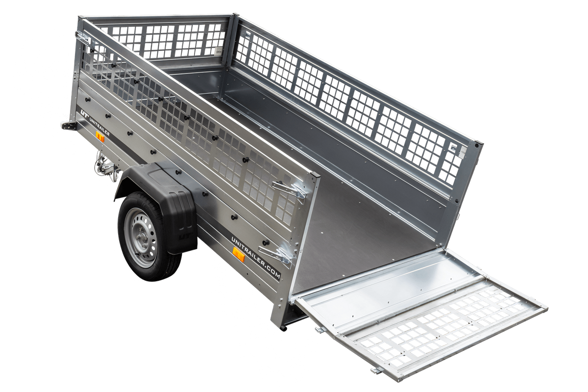 Unitrailer GARDEN TRAILER 230 KIPP (NEU) Pkw-Anhänger mit Stützrad und Gitteraufsatz