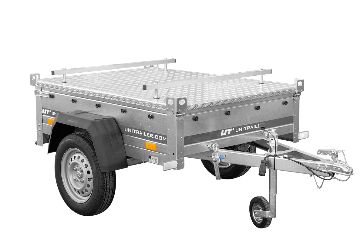 Einachsanhänger 750 kg zul. Gesamtgewicht 150x106 Garden Trailer 150 KIPP mit Aluminiumhaube