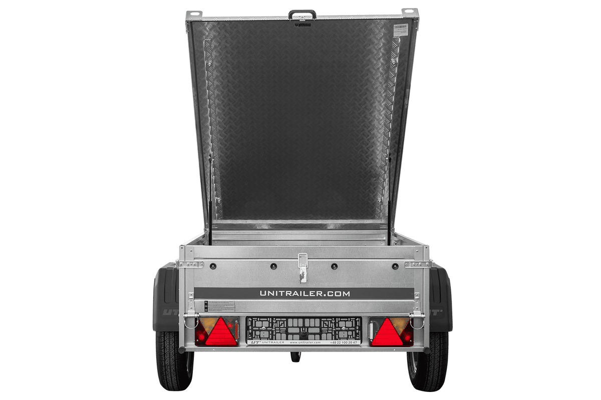 Einachsanhänger 750 kg zul. Gesamtgewicht 150x106 Garden Trailer 150 KIPP mit Aluminiumhaube