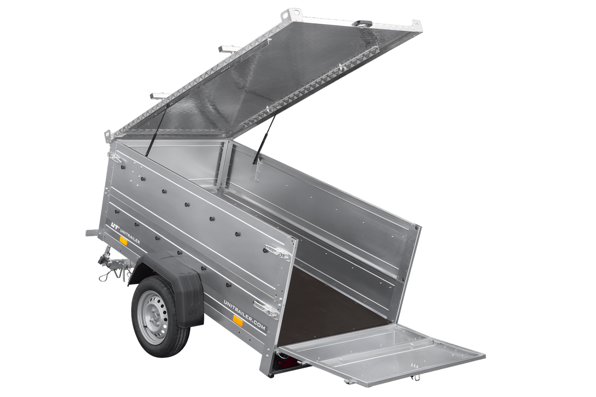 Anhänger mit Abdeckplane Garden Trailer 200 KIPP 200x106 cm
