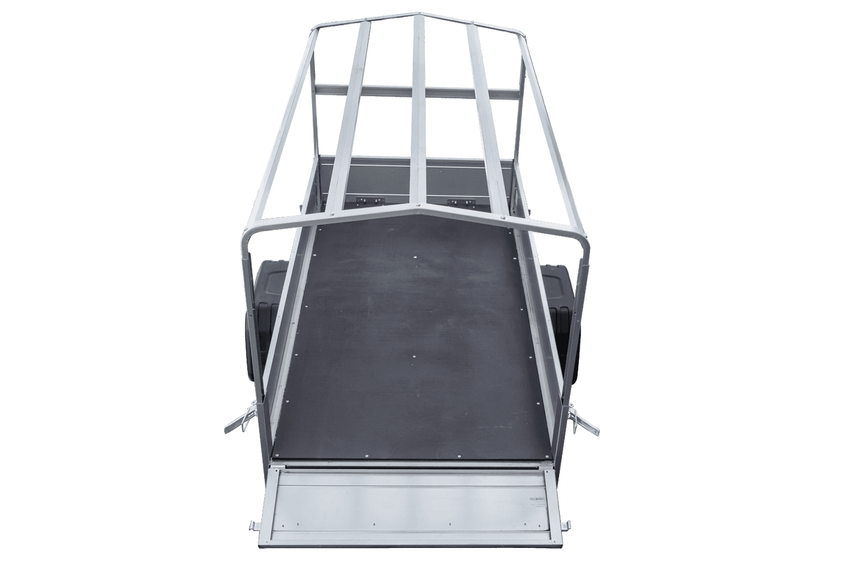 PKW-Anhänger Garden Trailer 200 KIPP 200 x 106 cm mit Hochplane, Spriegel und Stützrad Gesamtgewicht 500 kg
