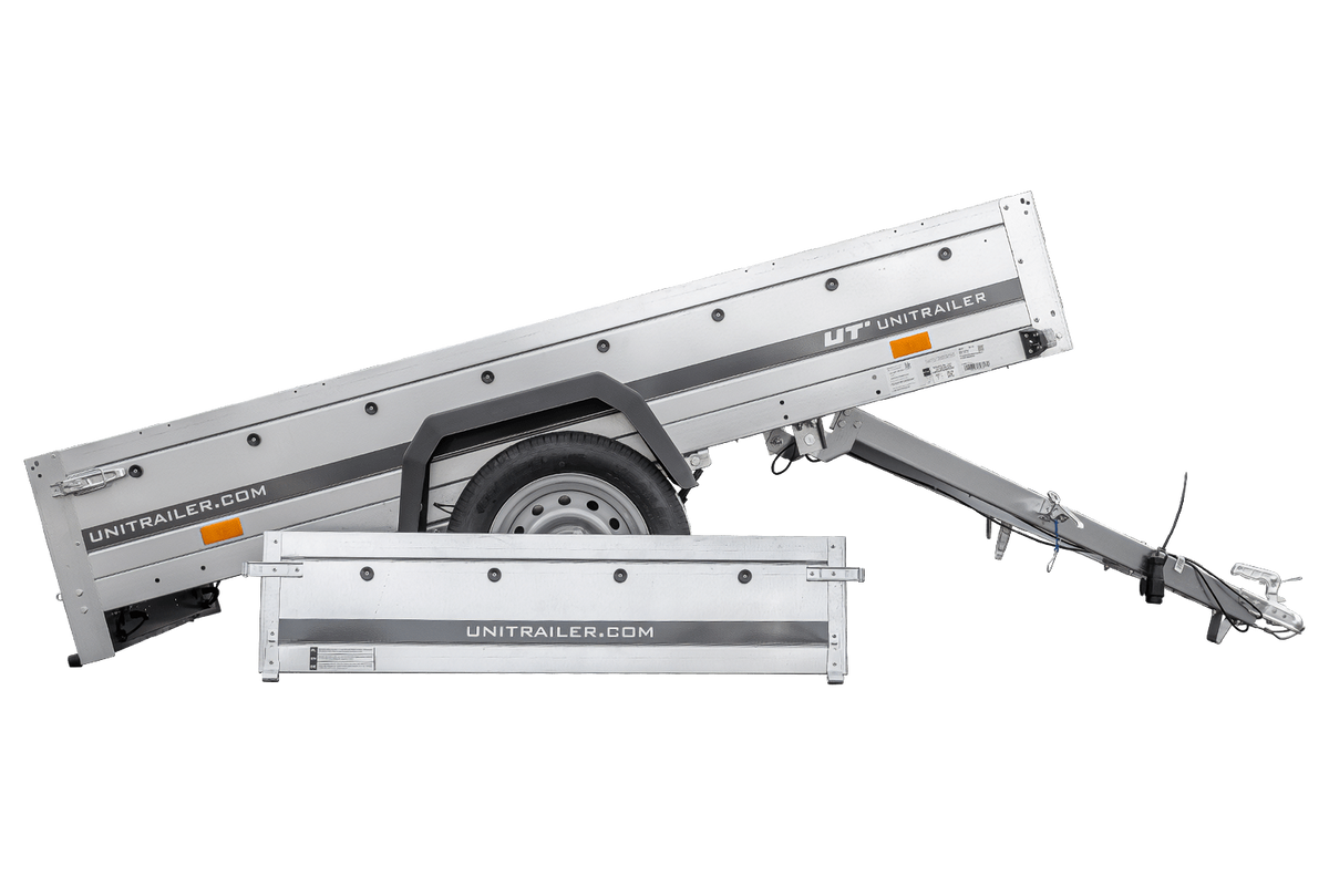 Anhänger mit Federung 230x125 UNITRAILER GARDEN 230/R KIPP