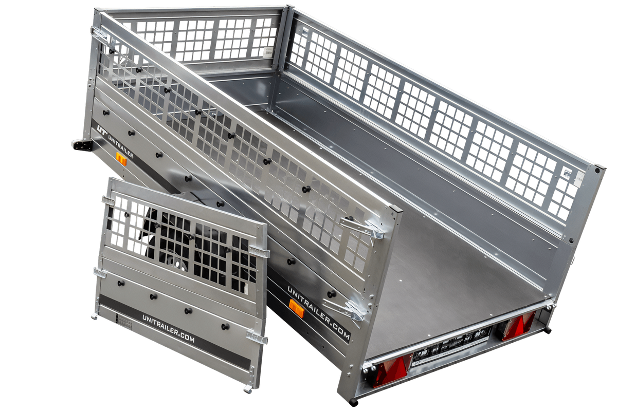 Unitrailer GARDEN TRAILER 230 KIPP (NEU) Pkw-Anhänger mit Stützrad und Gitteraufsatz