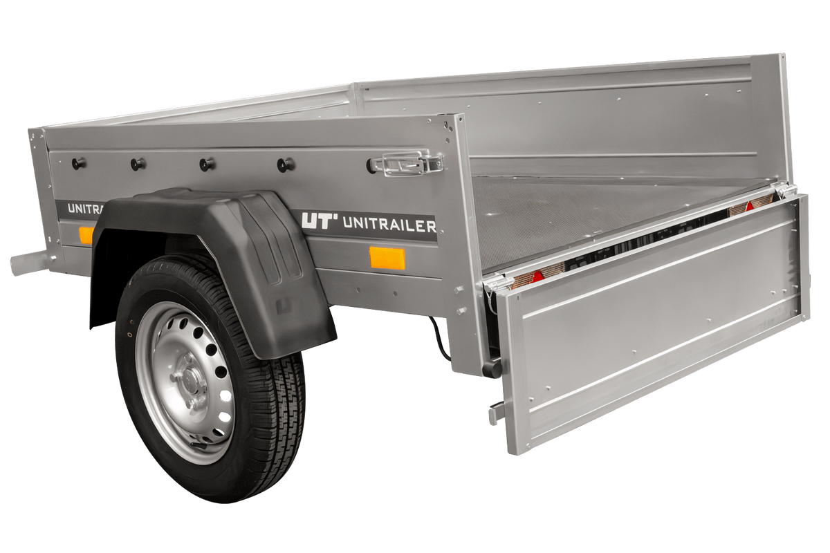 Kleiner Anhänger 150 x 106 cm Gartenanhänger 150 KIPP Unitrailer