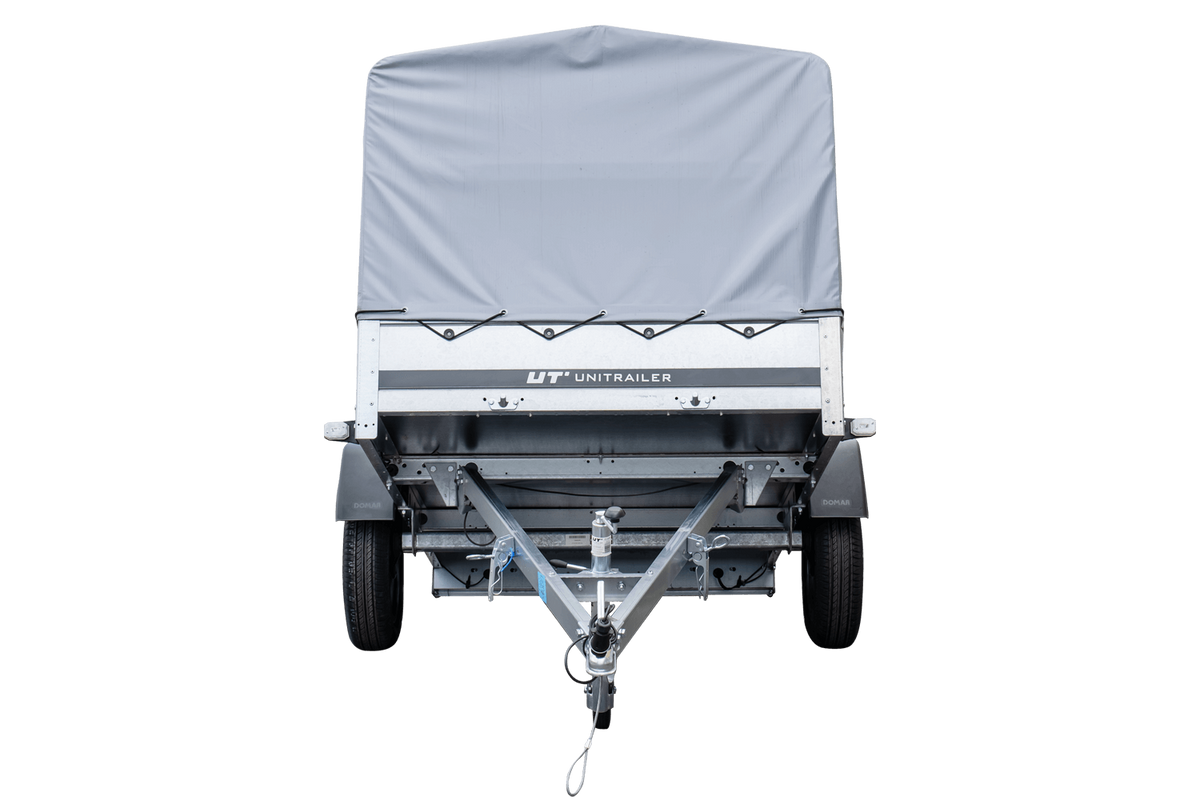 Straßenanhänger mit Hochplane, Spriegel H-800 und Stützrad 230x125 Garden Trailer 230 KIPP